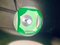 Vintage UFO Ceilings Lamp in Green from Massive Belgium, 1970s, Image 20