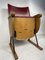 Vintage Sessel aus Holz und Leder 15