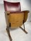 Vintage Armchair in Wood and Leather 4