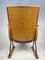 Vintage Sessel aus Holz und Leder 13