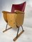 Vintage Sessel aus Holz und Leder 3