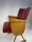 Vintage Sessel aus Holz und Leder 14