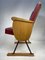 Vintage Sessel aus Holz und Leder 7