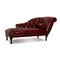 Chaise Longue Chesterfield en Cuir 1