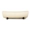 Nieri Leather Three-Seater Cream Sofa, Image 7