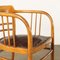 Chaises Vintage en Hêtre et Skaï, 1950s, Set de 2 3