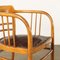 Vintage Chairs in Beech Wood and Leatherette, 1950s, Set of 2, Image 3