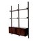 Vintage Italian Bookcase in Exotic Wood, 1960s 1