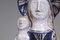 Virgen con el niño de cerámica atribuida a Jean Derval, años 60, Imagen 9