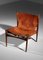 Danish Safari Armchair in Patinated Leather and Teak, 1960, Image 6