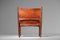 Danish Safari Armchair in Patinated Leather and Teak, 1960 5