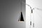 Italienische Wandlampe mit Gegengewicht aus Messing & Metall, Oluce zugeschrieben, 1950er 3