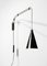 Italienische Wandlampe mit Gegengewicht aus Messing & Metall, Oluce zugeschrieben, 1950er 5