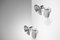 Italian Glass and Chromed Metal Sconces in the style of Achille Castiglioni, 1960, Set of 2 2