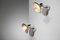 Italian Glass and Chromed Metal Sconces in the style of Achille Castiglioni, 1960, Set of 2 9