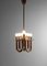 Italian Hanging Lamp in Bent Copper Tubes, 1950s, Image 5