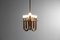 Italian Hanging Lamp in Bent Copper Tubes, 1950s 6