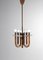 Italian Hanging Lamp in Bent Copper Tubes, 1950s 7