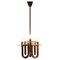 Italian Hanging Lamp in Bent Copper Tubes, 1950s, Image 1