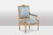 Louis XVI Style Armchairs in Gilded and Carved Wood, 1880, Set of 2 1