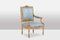 Louis XVI Style Armchairs in Gilded and Carved Wood, 1880, Set of 2, Image 1