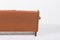 Danish Modern Cognac Leather Wing Sofa, 1970s, Image 9