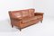 Danish Modern Cognac Leather Wing Sofa, 1970s 3