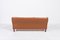 Danish Modern Cognac Leather Wing Sofa, 1970s 8