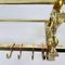 Art Deco Coat Rack in Brass, 1930s, Image 6