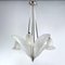 Art Deco Nickel-Plated Ceiling Lamp, 1930s, Image 3
