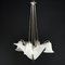Art Deco Nickel-Plated Ceiling Lamp, 1930s, Image 4