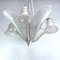 Art Deco Nickel-Plated Ceiling Lamp, 1930s 5