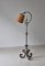 Lámpara de pie Art Déco de hierro forjado, años 30, Imagen 6