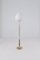 Midcentury Modern Trumpet Shaped Brass Floor Lamp, 1960s, Image 5