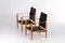 Black Leather Safari Chairs attributed to Kaare Klint, 1950s, Set of 2, Image 7