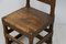 Large Antique Swedish Baroque Brown Pine Chair 8