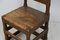 Large Antique Swedish Baroque Brown Pine Chair, Image 8