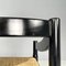 Italian Modern Black Wood Chairs by Vico Magistretti for Cassina, 1970s, Set of 4 9