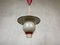 Large Ceiling Lamp with Glass Shade, 1950s, Image 6