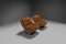 Suede and Stainless Steel Lounge Chairs by Rima Padova, 1974, Set of 2, Image 3