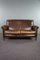 Vintage 2-Sitzer Sofa in Dunkel Cognac 2