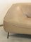 Vintage Beige Leather Sofa 9