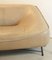 Vintage Beige Leather Sofa 10