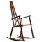 Mid-Century Modern Swedish Sculptural Rocking Chair in Pine, 1960s, Image 1