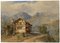 James Duffield Harding OWS, Chalet dans les Alpes Suisses, Milieu des années 1800, Aquarelle 2