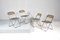 Mid-Century Plia Folding Chairs attributed to G. Piretti for Anonima Castelli, Italy, 1970s, Set of 4, Image 7
