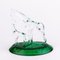 French Crystal Glass Giraffe Sculpture, Image 3