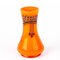 Art Nouveau Bohemian Orange Glass Vase in the style of Loetz, Image 2