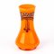 Art Nouveau Bohemian Orange Glass Vase in the style of Loetz 4