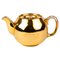 Tetera de porcelana en oro de 24 kt de Royal Worcester, Imagen 1